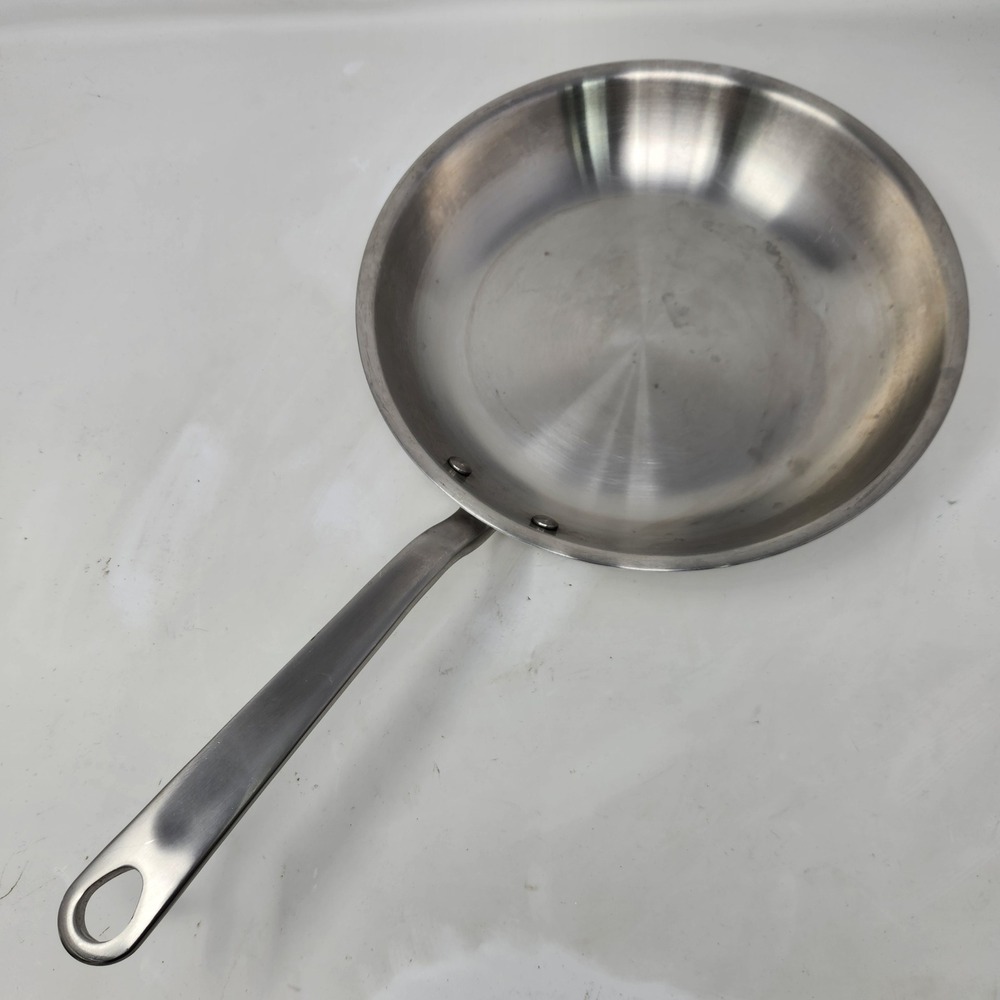 Made In 10 Inch Stainless Steel Frying Pan 5-Ply Clad Made in USA Cookware